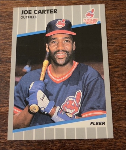 1987 Fleer #548 Joe Carter — front