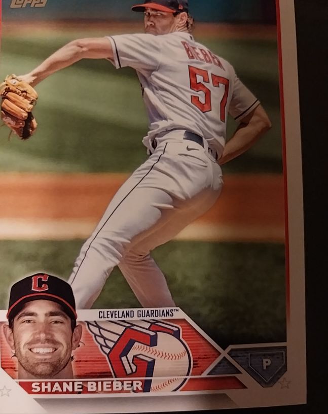 2023 Topps #P Shane Bieber — front