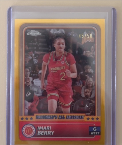 2022 Topps Chrome McDonald's All American #Imari Berry — front