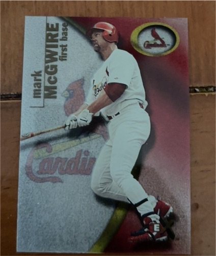 1994 Fleer #1 Mark McGwire — front