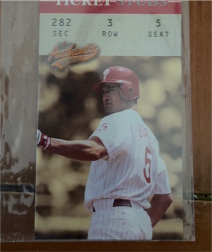 2001 Fleer Authentix #282 Chase Utley — front