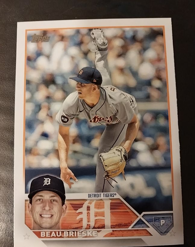 2022 Topps #381 Beau Brieske — front