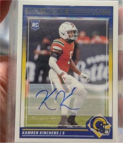 2024 Score Kamren Kinchens Rookie Card — front