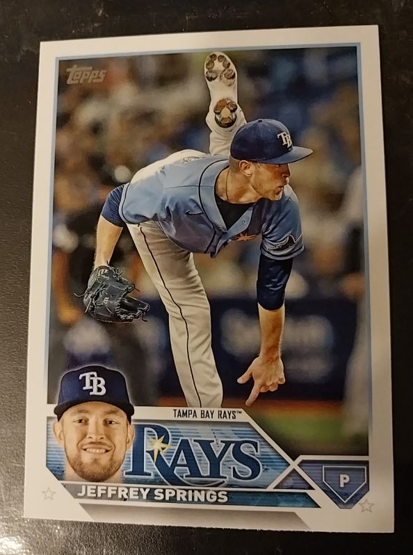 2023 Topps #P Jeffrey Springs — front