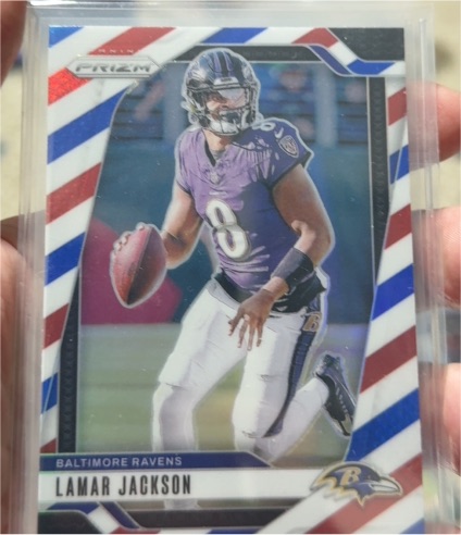 2020 Panini Prizm #8 Lamar Jackson — front