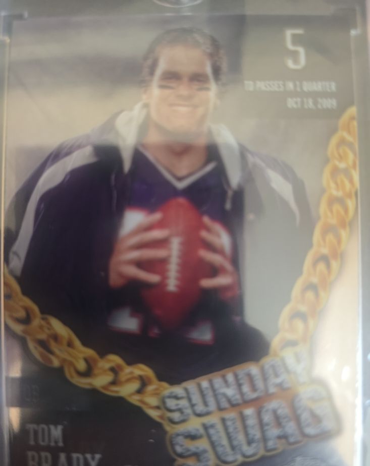 2000 Upper Deck Sunday Swag #5 Tom Brady — front