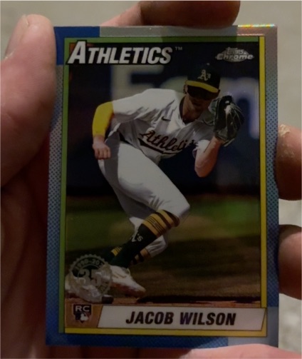2022 Topps Chrome #RC Jacob Wilson — front