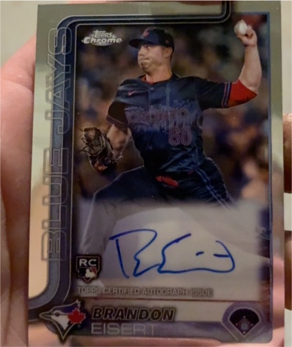 2021 Topps Chrome #RC Brandon Eisert — front