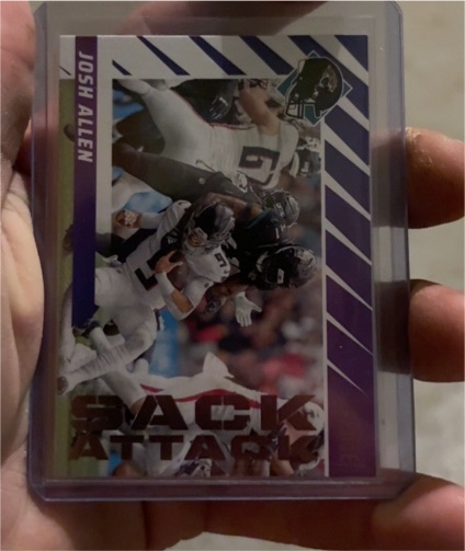 2020 Panini Josh Allen Sack Attack — front