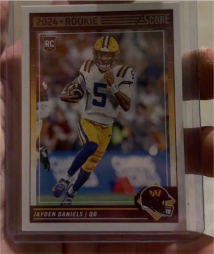 2024 Score Rookie Jayden Daniels — front