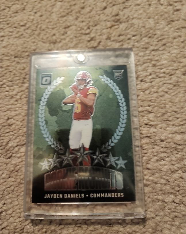 2023 Donruss Optic Rookie Records Jayden Daniels — front