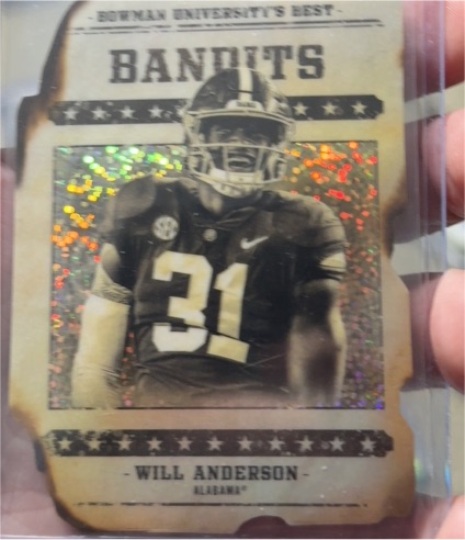 2023 Bowman University’s Best Bandits #Bandits Will Anderson — front