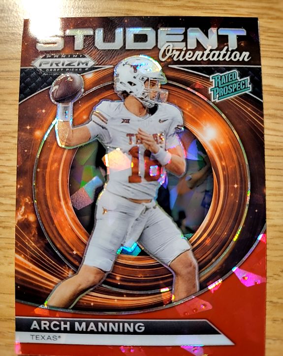 2022 Panini Prizm Draft Picks Student Orientation #SOA-1 Arch Manning — front