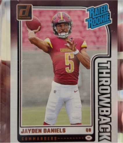 2022 Donruss Throwback #TR-5 Jayden Daniels — front