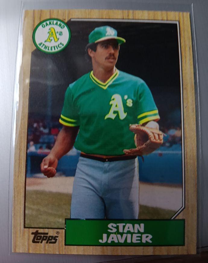 1987 Topps #100 Stan Javier — front