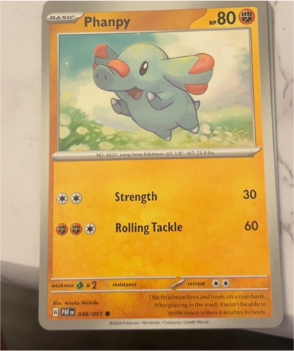 2024 Pokémon #048 Phanpy — front