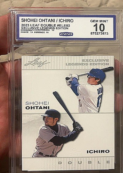 2023 Leaf Double #ELO3 Shohei Ohtani / Ichiro Exclusive Legends Edition — front