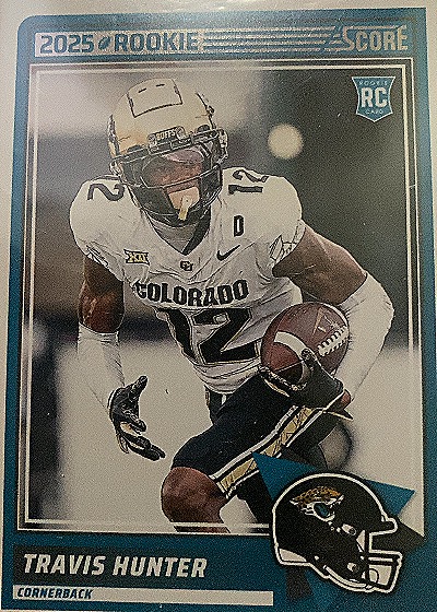 2025 Score Rookie Travis Hunter — front
