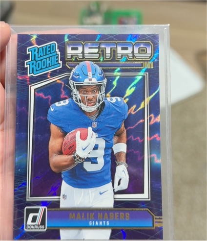 2022 Donruss Rated Rookie Retro #RR-1 Malik Nabers — front
