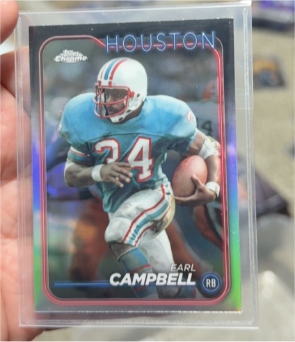 1997 Topps Chrome #24 Earl Campbell — front