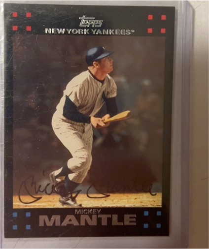 1983 Topps #1 Mickey Mantle — front