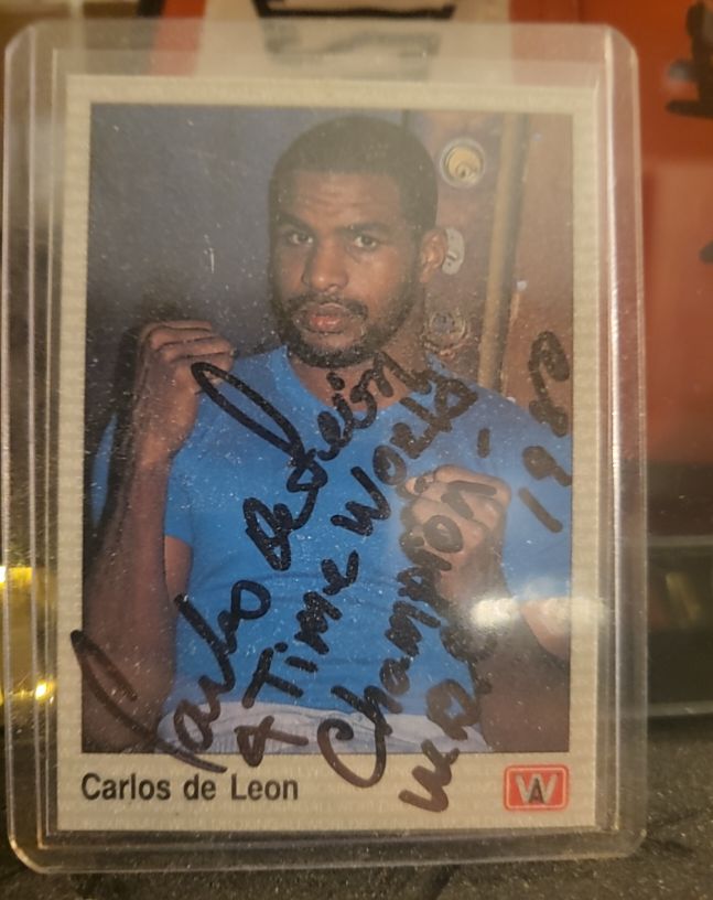 1982 Wrestling All-Stars Carlos de Leon — front