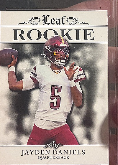 2022 Leaf Rookie Jayden Daniels — front