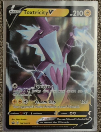 2021 Pokémon SWSH #SWSH057 Toxtricity V — front
