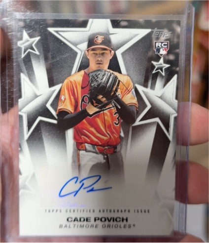 2023 Topps #CPS Cade Povich — front