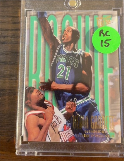 1995 Ultra #15 Kevin Garnett Rookie — front
