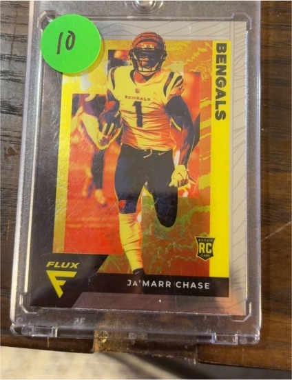 2021 Panini Flux #F-JC Ja'Marr Chase — front