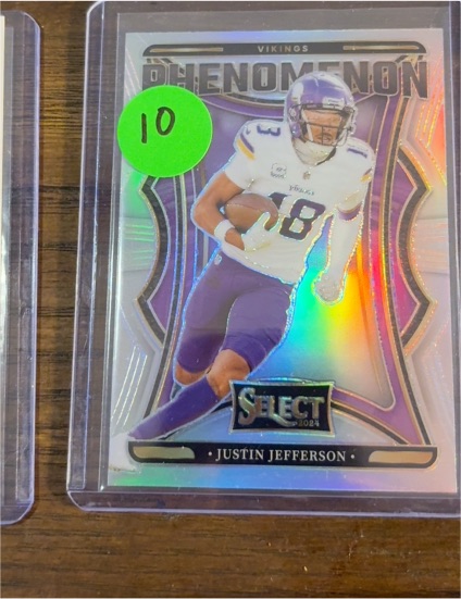 2024 Panini Select Phenomenon Justin Jefferson — front
