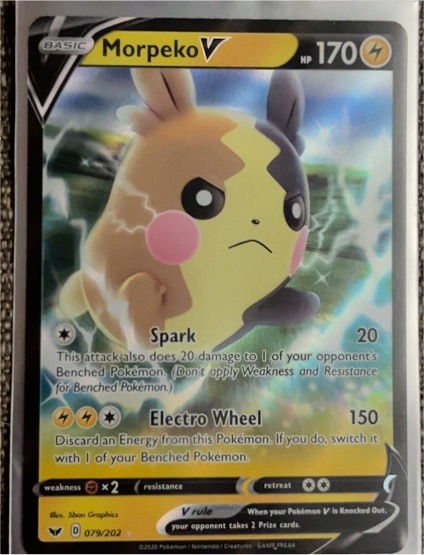 2020 Pokémon #079 Morpeko V — front