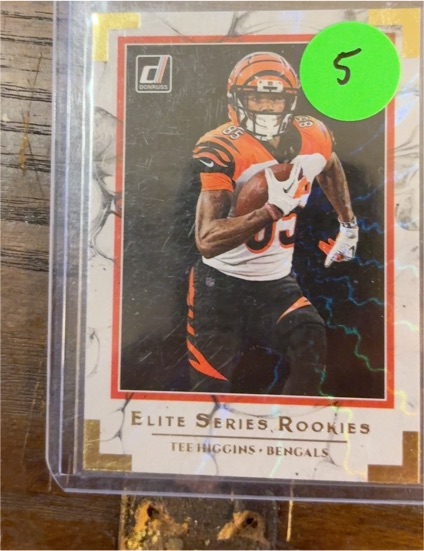 2020 Donruss Elite Series Rookies #ESR-TH Tee Higgins — front