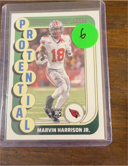 2022 Score #P-18 Marvin Harrison Jr. — front