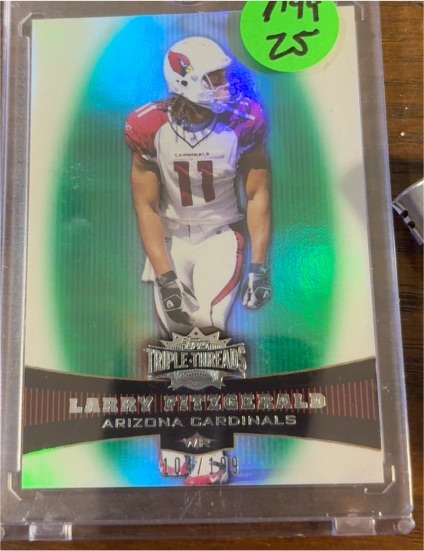 2004 Topps Triple Threads #194 Larry Fitzgerald — front