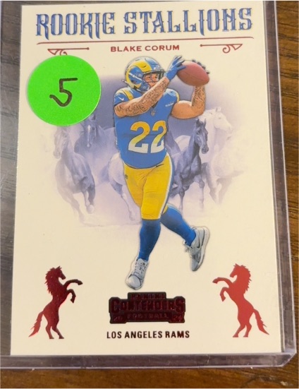 2022 Panini Contenders Rookie Stallions #RS-BC Blake Corum — front
