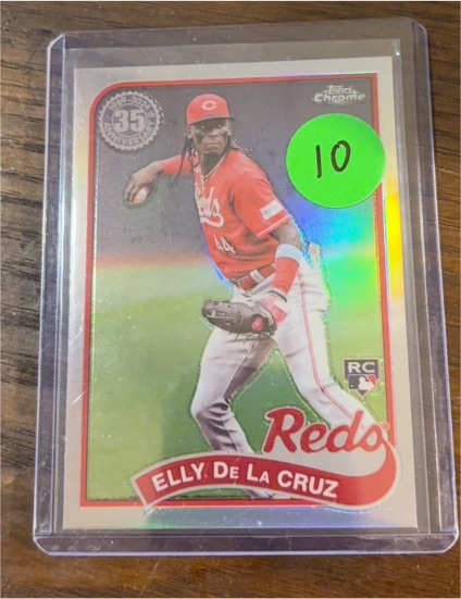 2023 Topps Chrome #35 Elly De La Cruz — front