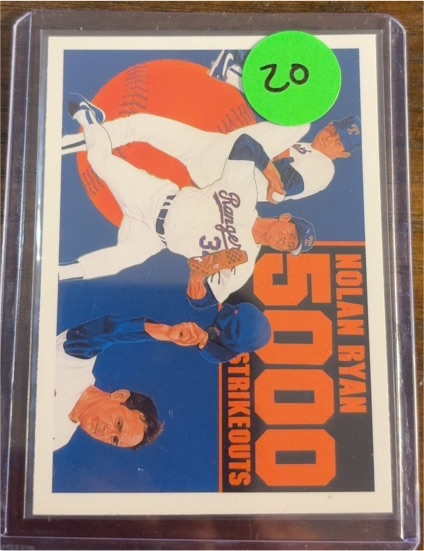 1989 Topps #500 Nolan Ryan 500 Strikeouts — front