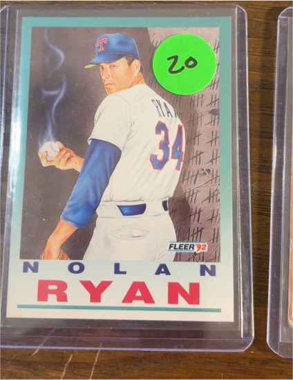 1992 Fleer #20 Nolan Ryan — front