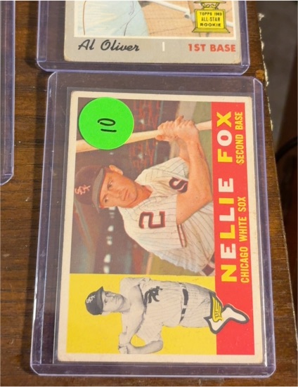 1963 Topps #2 Nellie Fox — front