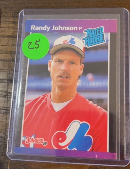 1989 Donruss #25 Randy Johnson — front