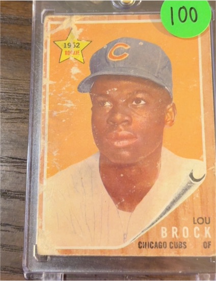 1952 Topps #311 Lou Brock Rookie — front