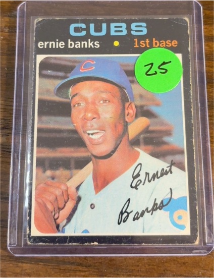 1965 Topps #100 Ernie Banks — front