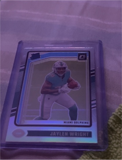 2022 Donruss Optic #215 Jaylen Wright — front