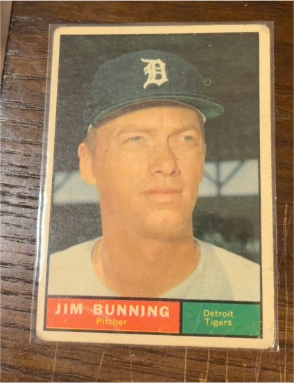 1962 Topps #300 Jim Bunning — front