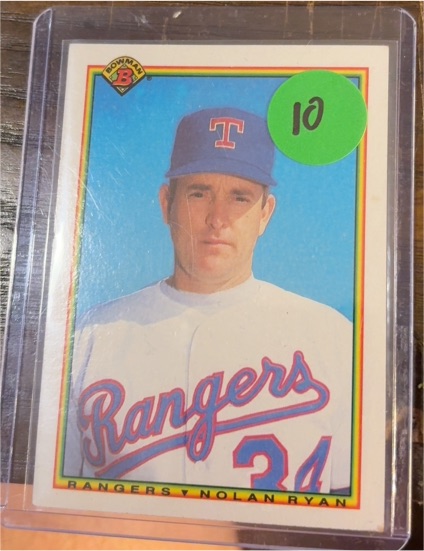 1989 Bowman #10 Nolan Ryan — front