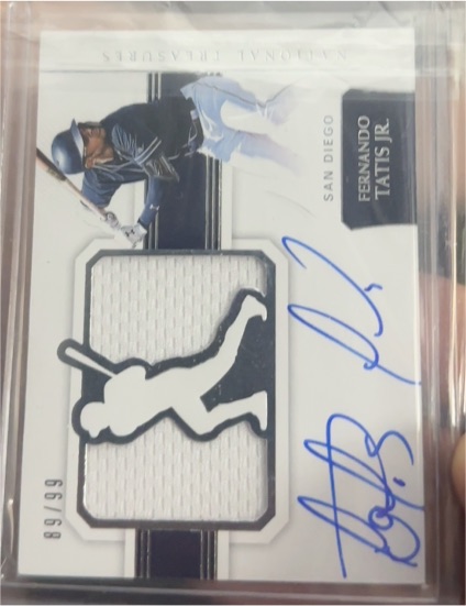 2020 National Treasures #89/99 Fernando Tatis Jr. — front