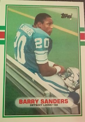 1989 Topps #248 Barry Sanders — front