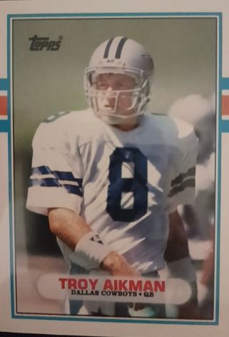 1989 Topps #8 Troy Aikman — front